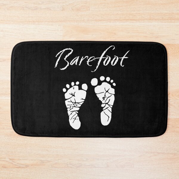 Item preview, Barefoot with footprints  - White designed and sold by Saganordic.