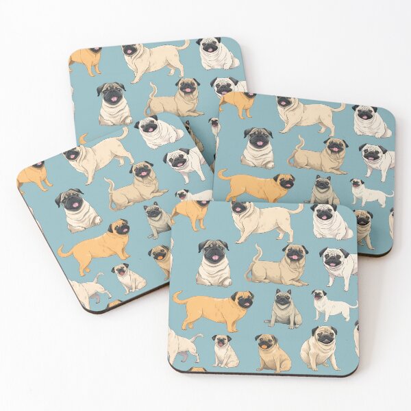 Item preview, Sweet pugs dogs designed and sold by Pixelboys.