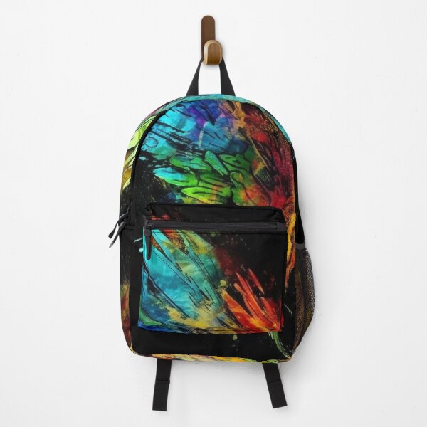 Item preview, Abstract Pride Angel Wings - Inspiring Colored Wings Digital Art Print designed and sold by stateofhuman.