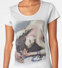 Silk ribbons. Purple Women's Premium T-Shirt
