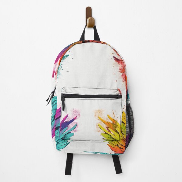 Item preview, Abstract Unity Pride Wings - Colorful and Symmetrical Digital Art Print designed and sold by stateofhuman.