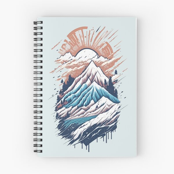 Item preview, Mountain Splash Illustration Graphic  designed and sold by craftyartsdigi.