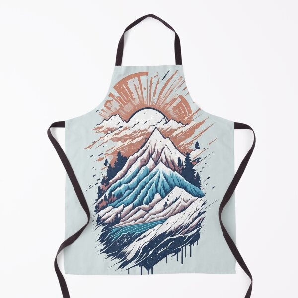 Item preview, Mountain Splash Illustration Graphic designed and sold by craftyartsdigi.