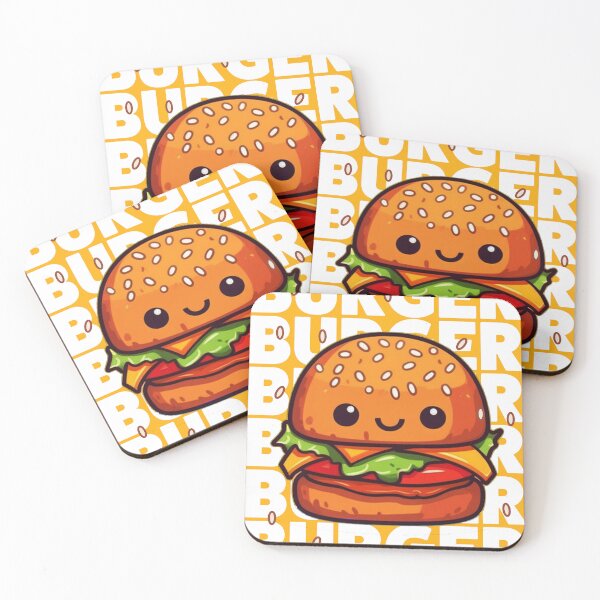 Item preview, Burger Kawaii designed and sold by emanuelbiz.