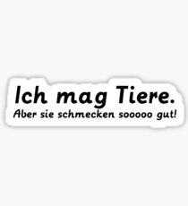 Ich mag Tiere. Sticker