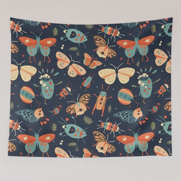 Item preview, Buzzing Buddies: Adorable Cartoon Insects designed and sold by child-of-nature.