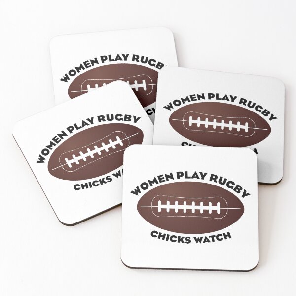 Item preview, Women Play Rugby, Chicks Watch designed and sold by Esskay Designs.