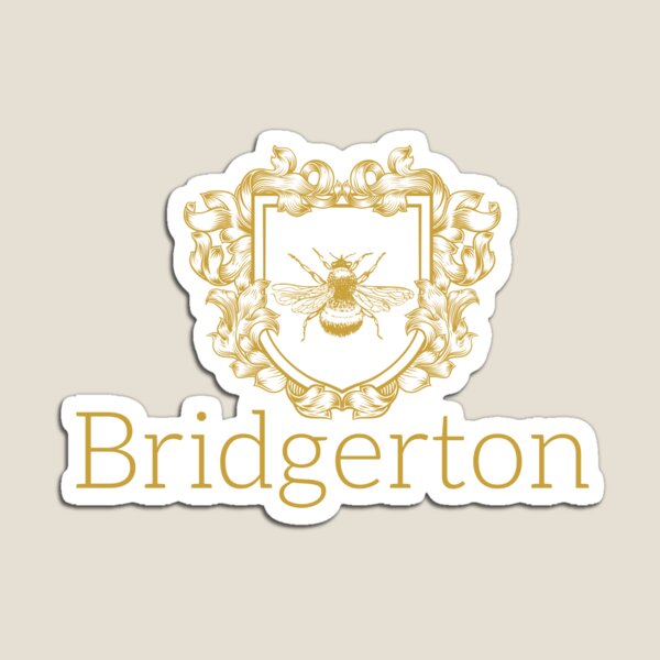 Aperçu de l'œuvre Bridgenton Blason avec abeille créée et vendue par Backstage by Leyzel.