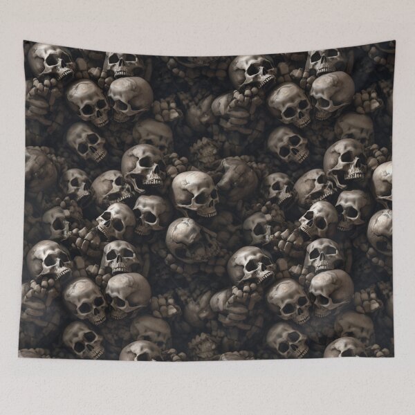 Item preview, Piles of Skulls designed and sold by HauntedMammoth.