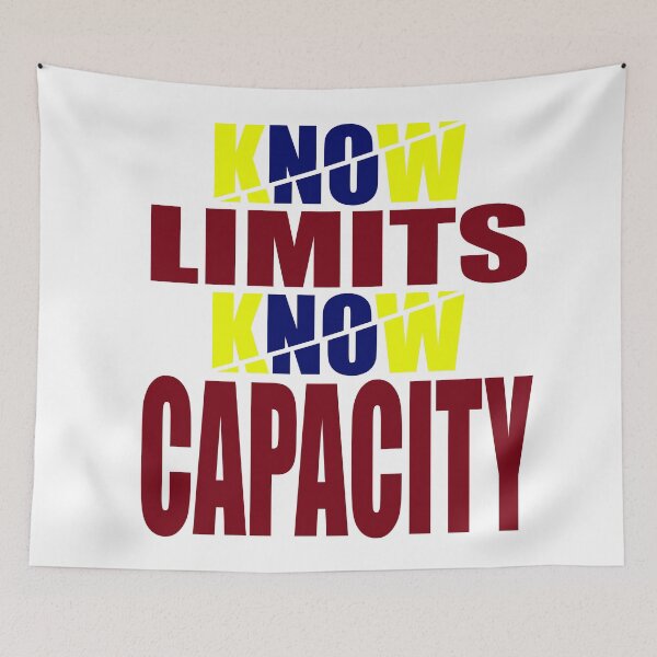 Item preview, Know Limits-English inspirational quotes designed and sold by FineStudios.