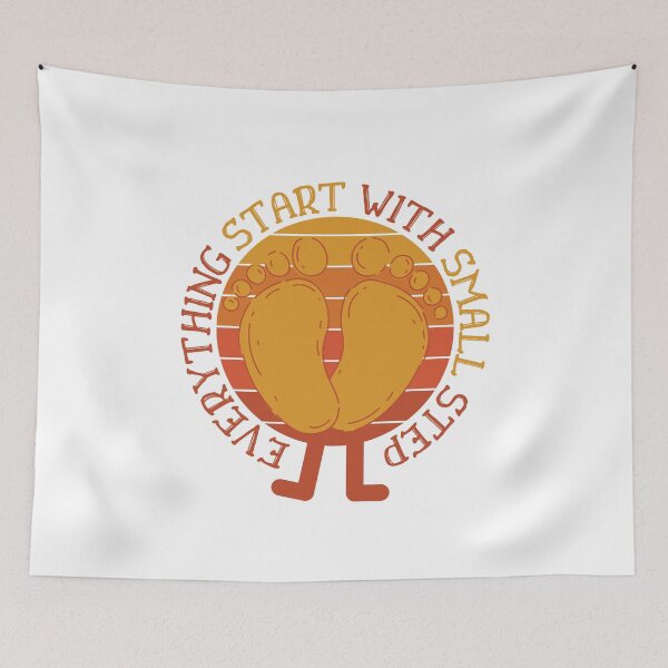Item preview, Everything Start With Small Step designed and sold by designerpriti.