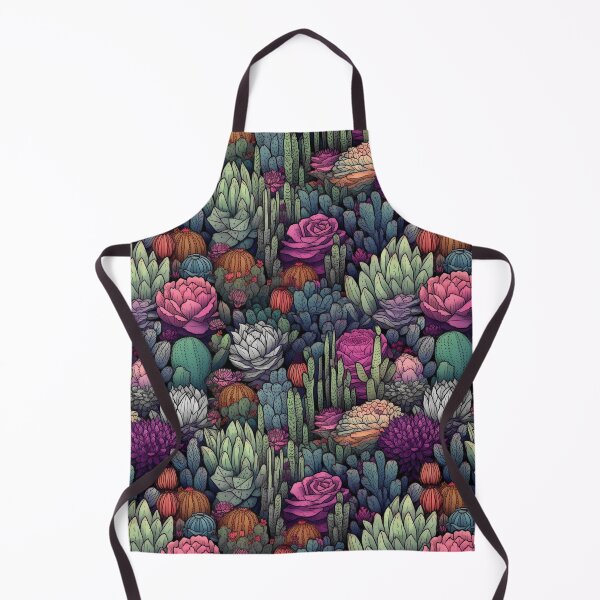 Item preview, Succulents and cacti pattern designed and sold by BloodRubyz.