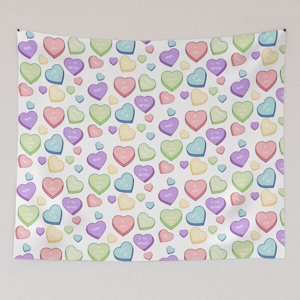 Item preview, Anti-Conversation Hearts designed and sold by juliaplusgents.