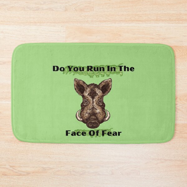 Item preview, You Should Run Wild Boar designed and sold by MaieBearArt.