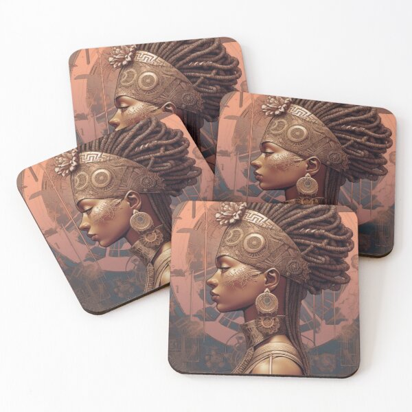Item preview, African Queen with dreadlocks designed and sold by Intheframeshop.
