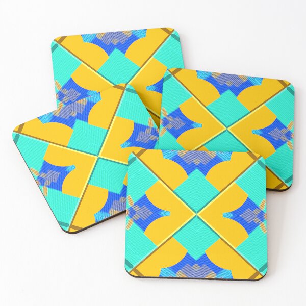 Item preview, Vibrant music abstract geometric minimalist guitar exotic summer blue - sunny gift for guitarists musicians and minimalist music and guitar lover designed and sold by Ralek.