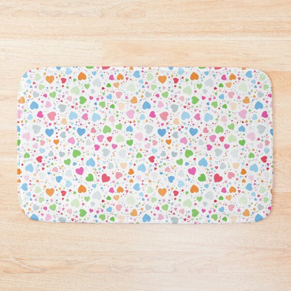 Item preview, Multicolor Hearts AOP designed and sold by VirtualFaries.