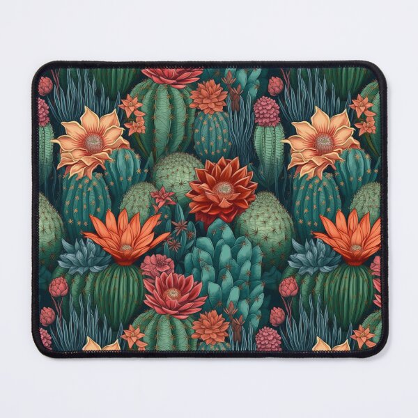 Item preview, Succulents and cacti pattern  designed and sold by BloodRubyz.