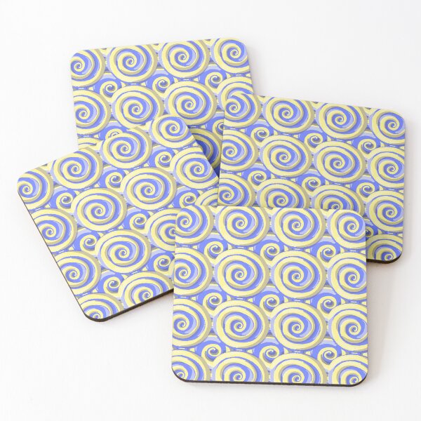 Item preview, Yellow and purple colors pattern with lollipop  designed and sold by VaskanianArt.
