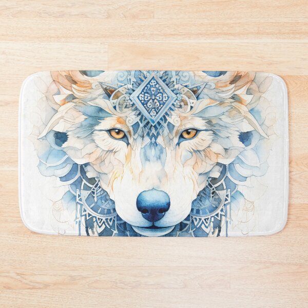 Artikelvorschau, Stylish Magic Wolf Head In Watercolor entworfen und verkauft von AdrianGrosu.