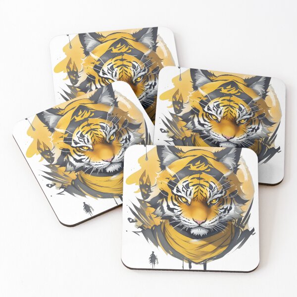 Item preview, Intriguing Ninja Tiger: Shadows of Stealth and Strength designed and sold by Ceemko's Vintage Corner.