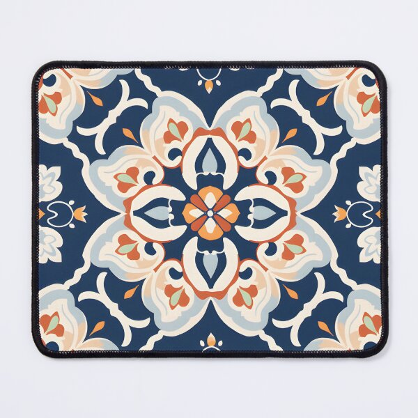 Item preview, boho chic pattern inspired by Moroccan tiles designed and sold by Kingsandwichco.