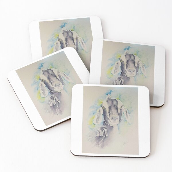 Item preview, Goat and Kid, Blue designed and sold by art-by-salazar.