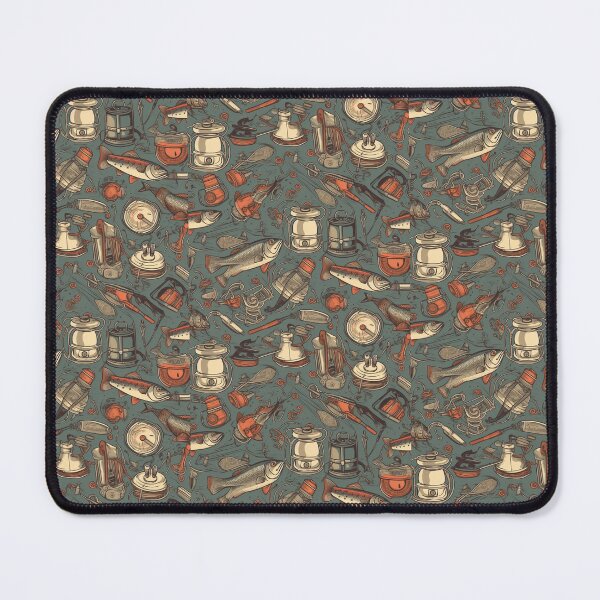 Item preview, Fishing Pattern: Reel in the Adventure with Angler-Inspired Style designed and sold by pixeldizajn.