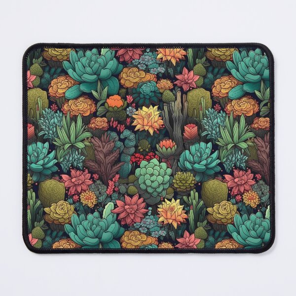 Item preview, Succulents and cacti pattern  designed and sold by BloodRubyz.