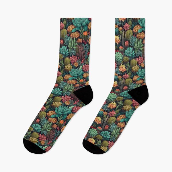 Item preview, Succulents and cacti pattern  designed and sold by BloodRubyz.