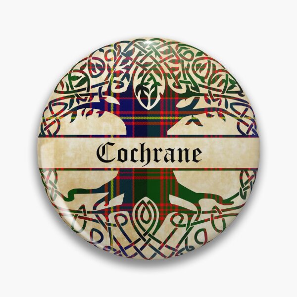 Item preview, Cochrane Tree of Life Clan Scottish Surname tartan designed and sold by BagTown Clans.