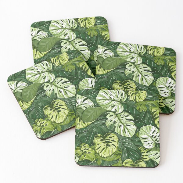 Item preview, variegated monstera pattern designed and sold by BloodRubyz.
