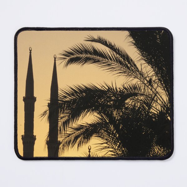 Item preview, Sunset mosque and palms, Egypt designed and sold by EgyptOasisLove.