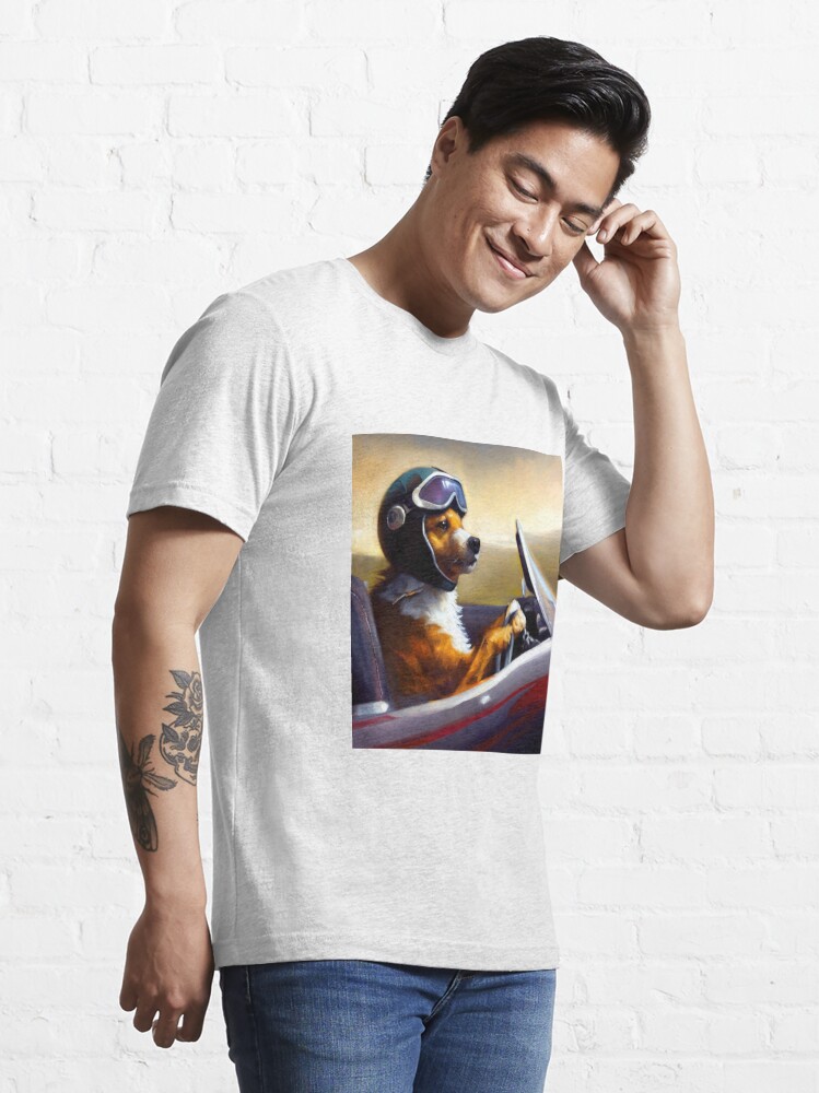 Race Driver Dog T-Shirt