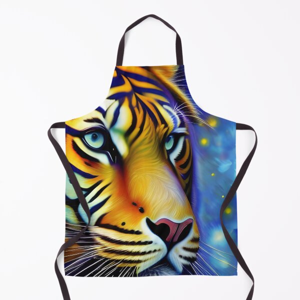 Aperçu de l'œuvre Star Tiger, empâtement, Ai Generated Art créée et vendue par ACC .