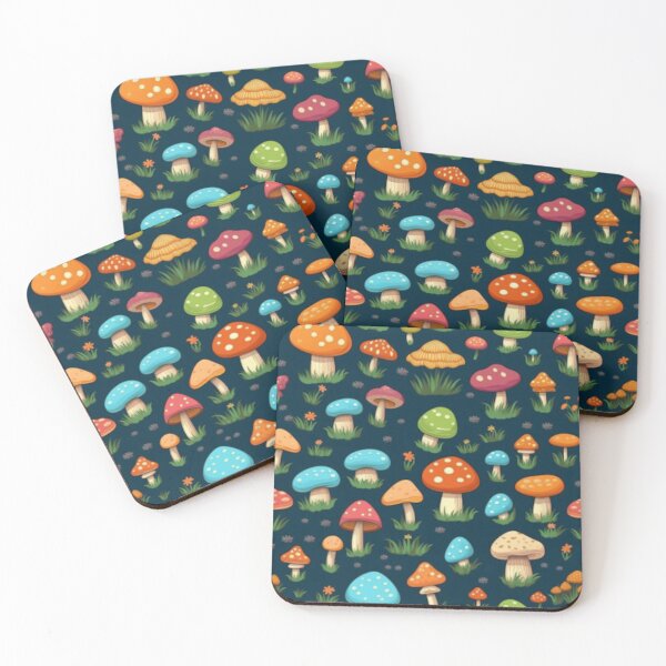Item preview, Colorful Mushroom Pattern designed and sold by Fungal-Art.
