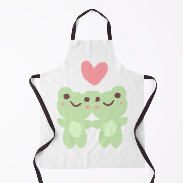 Item preview, Two cute frogs in love designed and sold by BrontesWhimsyStore.