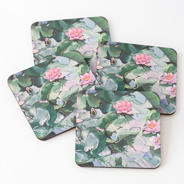 Item preview, Water Lilles on the Rain. designed and sold by Tatyana Binovska.