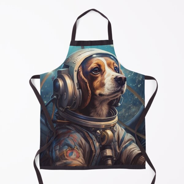 Item preview, Cosmic Voyager: Hyper-Detailed Portraits of Astronaut Dog in Steampunk Space designed and sold by Bee Happy Creative™.