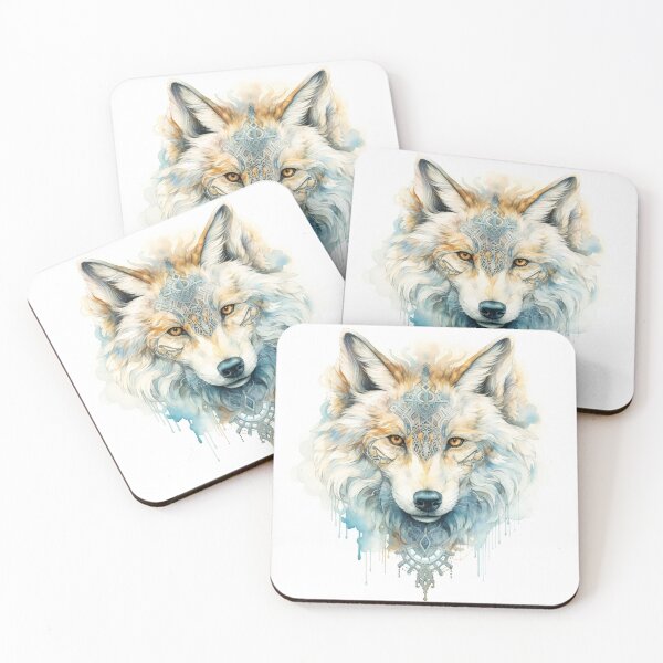 Item preview, Stylish Magic Wolf Head In Watercolor designed and sold by AdrianGrosu.