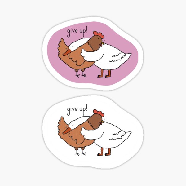 give up Sticker