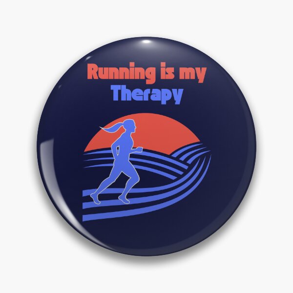 Item preview, Running is my therapy. designed and sold by TheVarc.