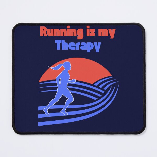Item preview, Running is my therapy. designed and sold by TheVarc.