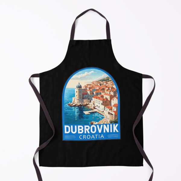 Item preview, Dubrovnik Croatia Travel Retro Emblem designed and sold by KrisSidDesigns.