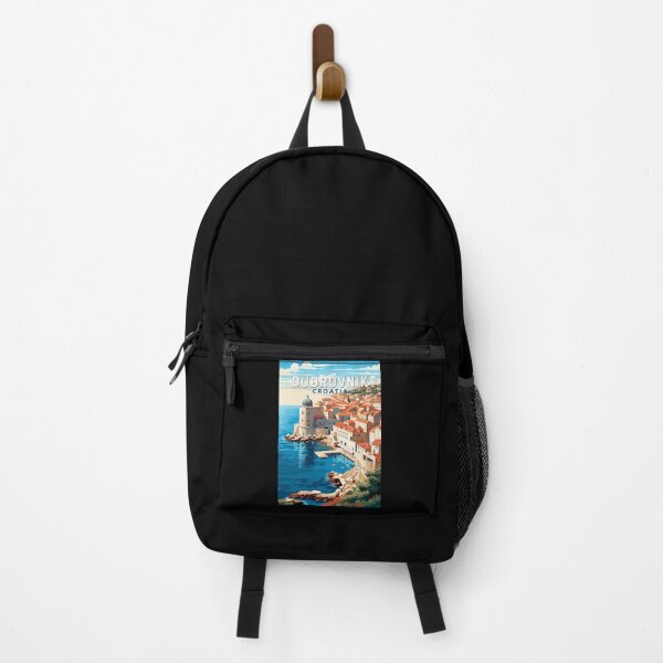 Item preview, Dubrovnik Croatia Travel Art Vintage designed and sold by KrisSidDesigns.