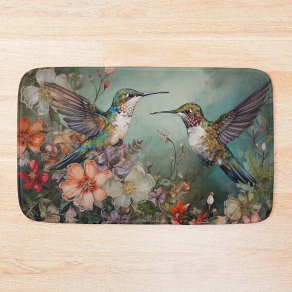 Item preview, Hummingbirds and Flowers  designed and sold by Vanover Designs.