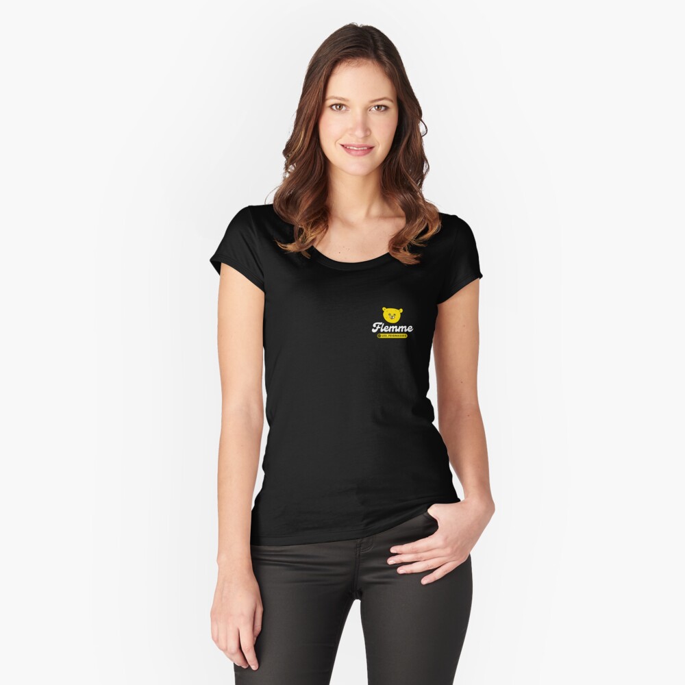 Item preview, Fitted Scoop T-Shirt designed and sold by Feignasses.