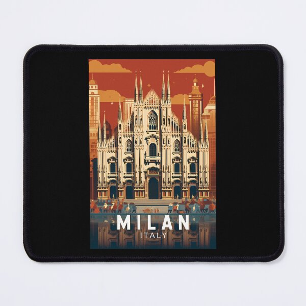 Artikelvorschau, Mailand Italien Duomo di Milano Reisekunst Vintage entworfen und verkauft von KrisSidDesigns.