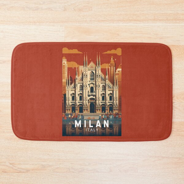 Item preview, Milan Italy Duomo di Milano Travel Art Vintage designed and sold by KrisSidDesigns.