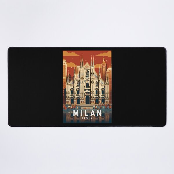 Milan Italy Duomo di Milano Travel Art Vintage Poster for Sale by  KrisSidDesigns